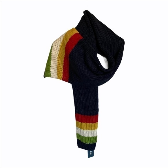 ModCloth Cozy Days Striped Scarf, New with Tags - Picture 2 of 7